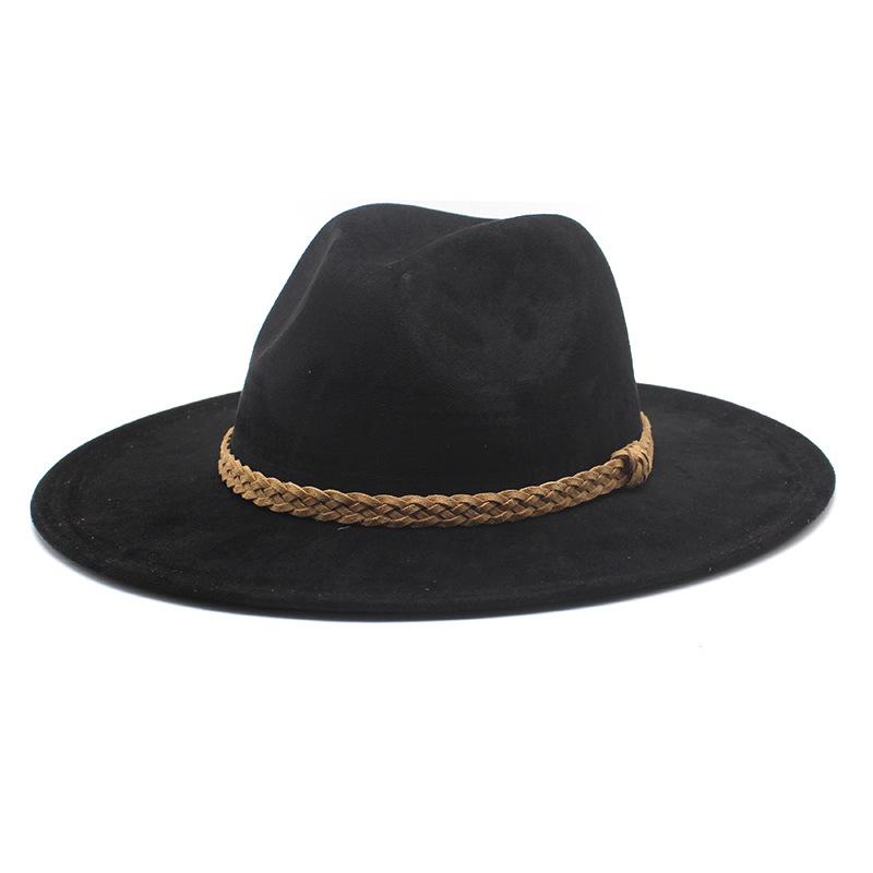 Berets Suede Fedora Unisex Felt Hat Jazz Bowler Perfomance Men Hats Cowboy Fedoras Flower
Berets Suede Fedora Unisex Felt Hat Jazz Bowler Perfomance Men Hats Cowboy Fedoras Flower