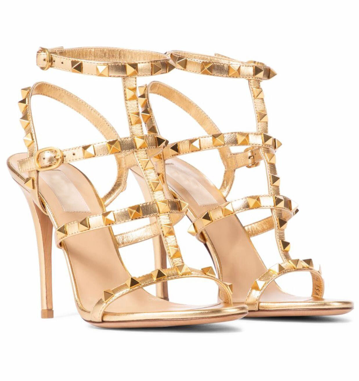 T-quality Brands Women's Rock Stud Sandals Calfskin Leather Strappy Lady Girl High Heels Perfect Gladiator Sandalias Dress Wedding EU35-43,BOX
T-quality Brands Women's Rock Stud Sandals Calfskin Leather Strappy Lady Girl High Heels Perfect Gladiator Sandalias Dress Wedding EU35-43,BOX