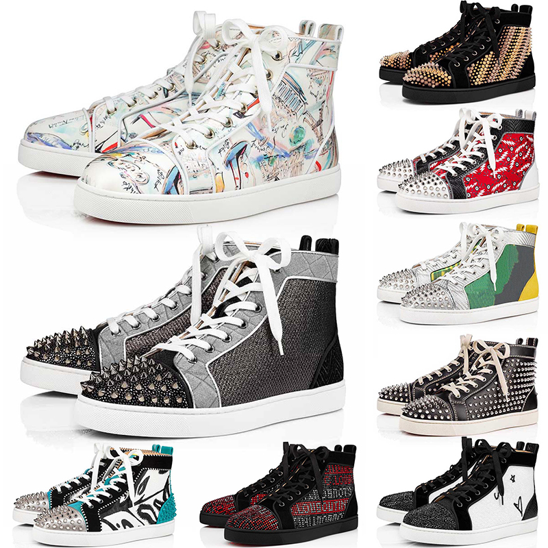 2021 Newest Big size 13 red bottoms mens shoes women luxurys designers studded spikes casual shoe loafers vintage platform sneakers flat trainers, A1
2021 Newest Big size 13 red bottoms mens shoes women luxurys designers studded spikes casual shoe loafers vintage platform sneakers flat trainers, A1