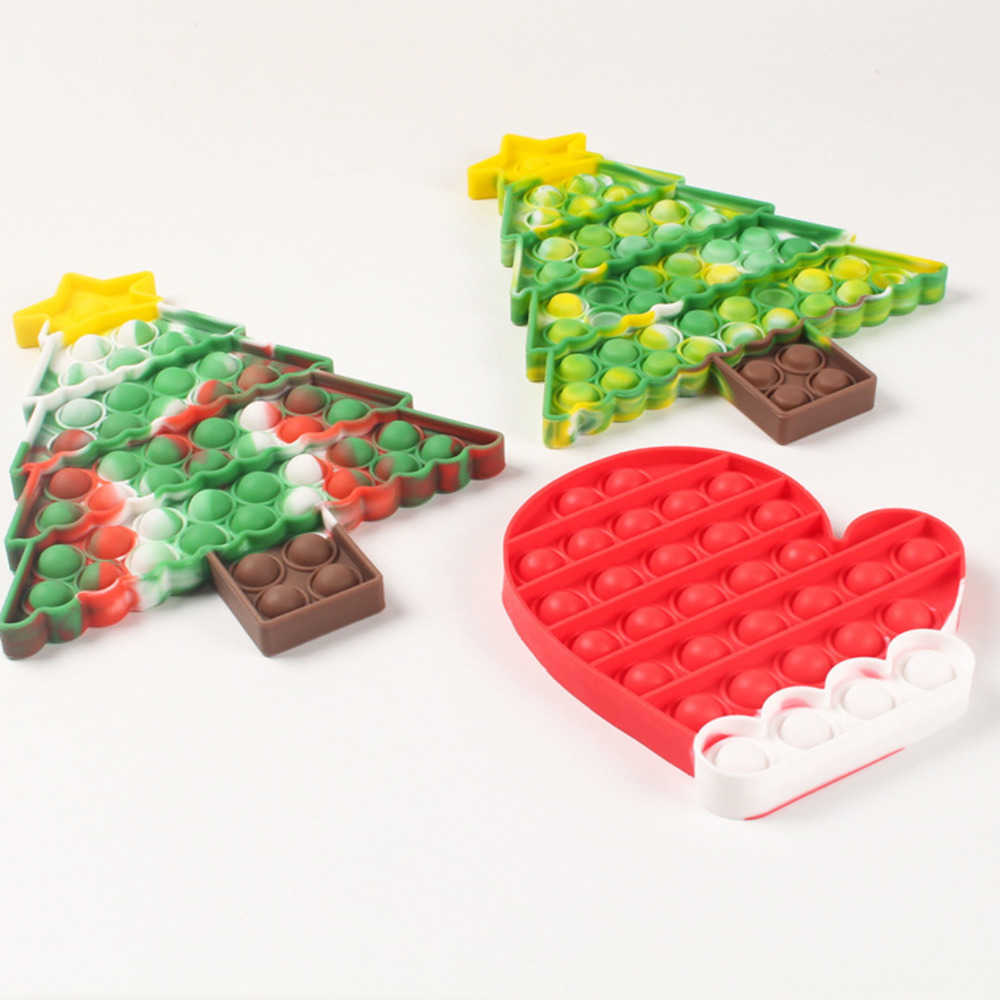 Christmas tree Xmas stocking push pops bubble popper board sensory fidget finger puzzle toys key ring keychain kids poo-its game pad early l
Christmas tree Xmas stocking push pops bubble popper board sensory fidget finger puzzle toys key ring keychain kids poo-its game pad early l