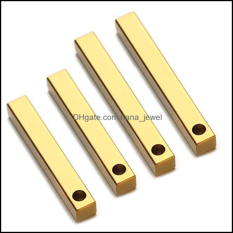 Charms Findings & Components 10Pcs/Lot Fashion Design Stainless Steel Blank Bar Charm Pendants 3D Rec Pendents For Necklace Bracelet Pendant
Charms Findings & Components 10Pcs/Lot Fashion Design Stainless Steel Blank Bar Charm Pendants 3D Rec Pendents For Necklace Bracelet Pendant