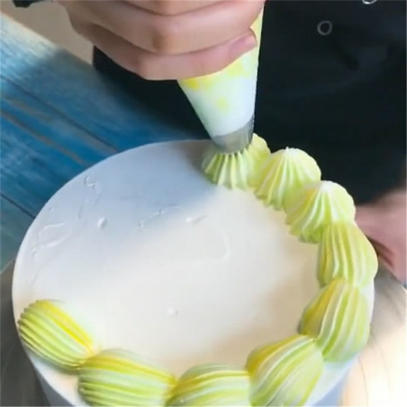 Stainless Steel Pastry Nozzles Square Sphere Icing Piping Nozzles Pastry Cream Tips Flower Torch Pastry Tube Decoration Tools