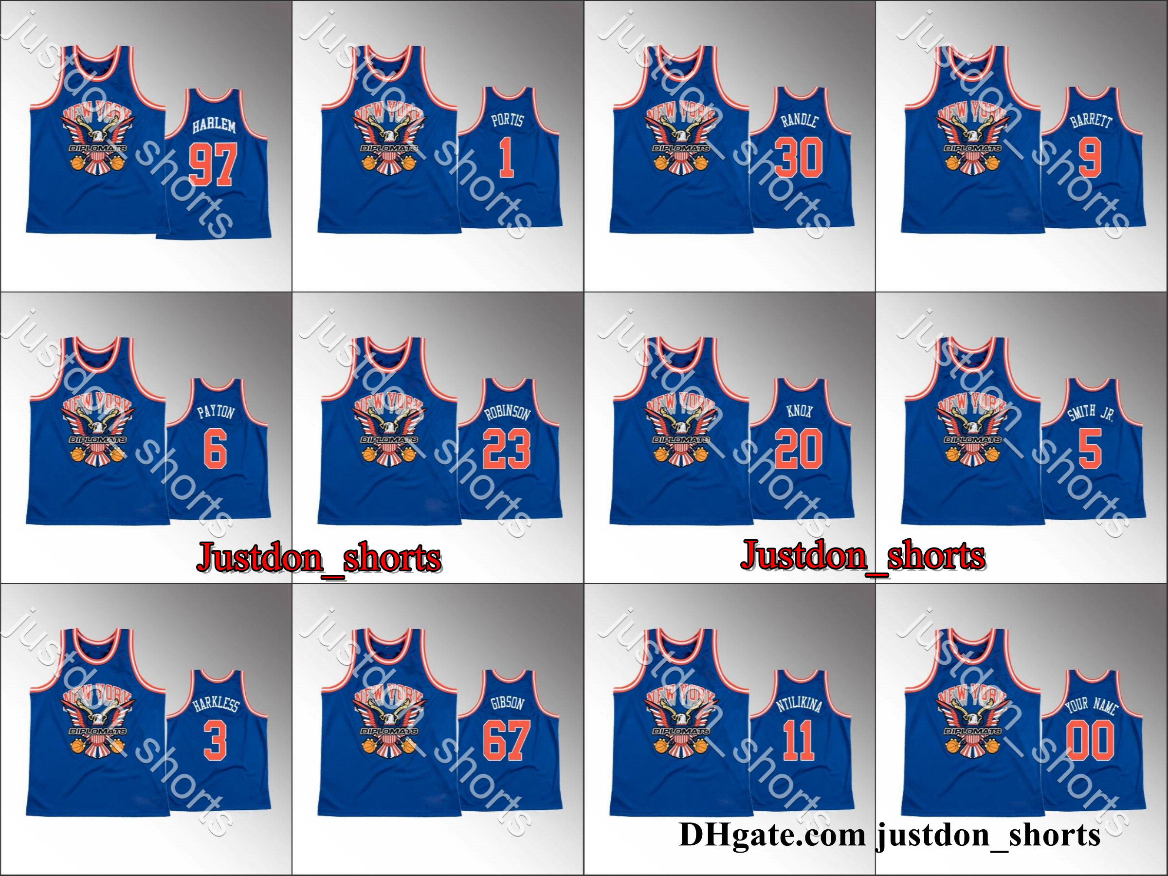 Men Diplomats R.J. Barrett Julius Randle Bobby Portis Elfrid Payton The Diplomats X BR Remix Hardwoods Classics Basketball Jerseys Shirt, Black;red
Men Diplomats R.J. Barrett Julius Randle Bobby Portis Elfrid Payton The Diplomats X BR Remix Hardwoods Classics Basketball Jerseys Shirt, Black;red