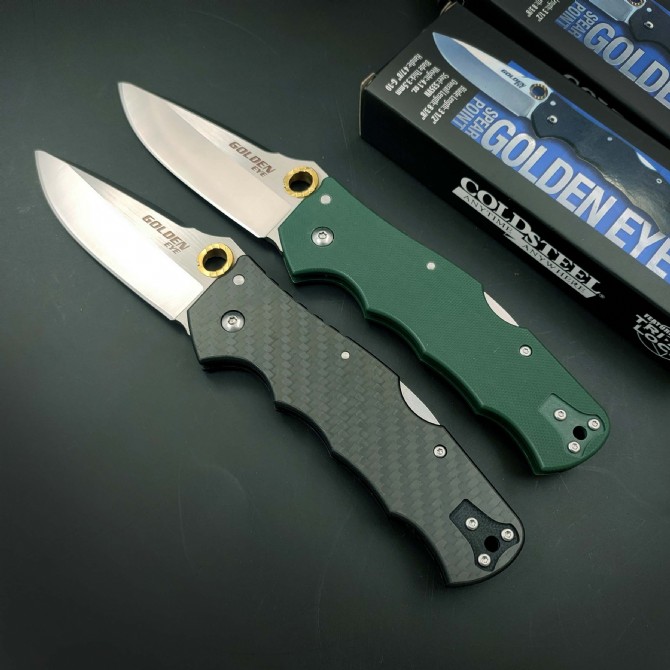 Newest Cold Steel Knives 62QCFB Golden eye Elite Folding knife S35VN Blade G10 Wilderness survival portable camping outdoor Hunting self-defense EDC tool gift
Newest Cold Steel Knives 62QCFB Golden eye Elite Folding knife S35VN Blade G10 Wilderness survival portable camping outdoor Hunting self-defense EDC tool gift