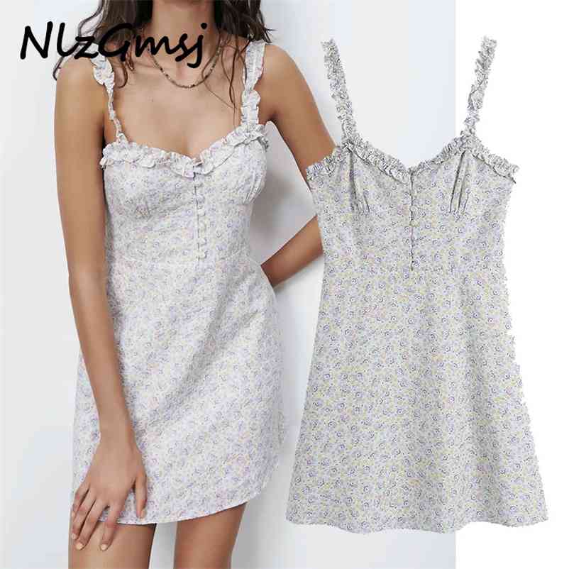 Mini Dres Vintage Elastic Smocked Wasit Party Woman Front Buttons Club Vestidos 03 210628, As picture
Mini Dres Vintage Elastic Smocked Wasit Party Woman Front Buttons Club Vestidos 03 210628, As picture