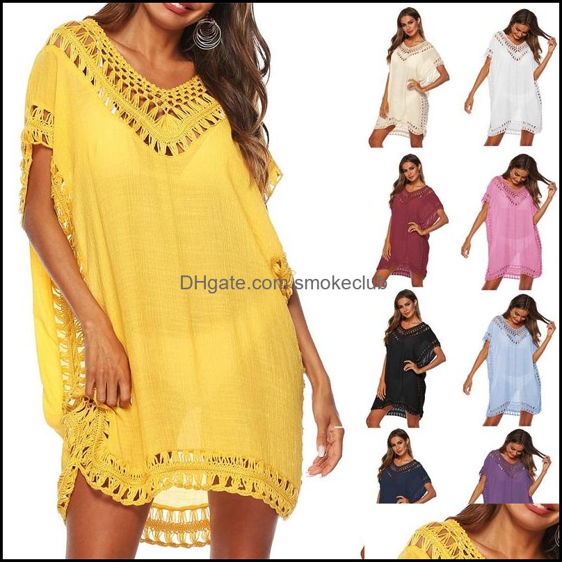 Equipment Water Sports & Outdoors Women Bikini Er Ups Ladies Sexy Hollow Out Beach Dress V Collar Irregar Sunscreen Bathing Suits Er-Ups Sum
Equipment Water Sports & Outdoors Women Bikini Er Ups Ladies Sexy Hollow Out Beach Dress V Collar Irregar Sunscreen Bathing Suits Er-Ups Sum