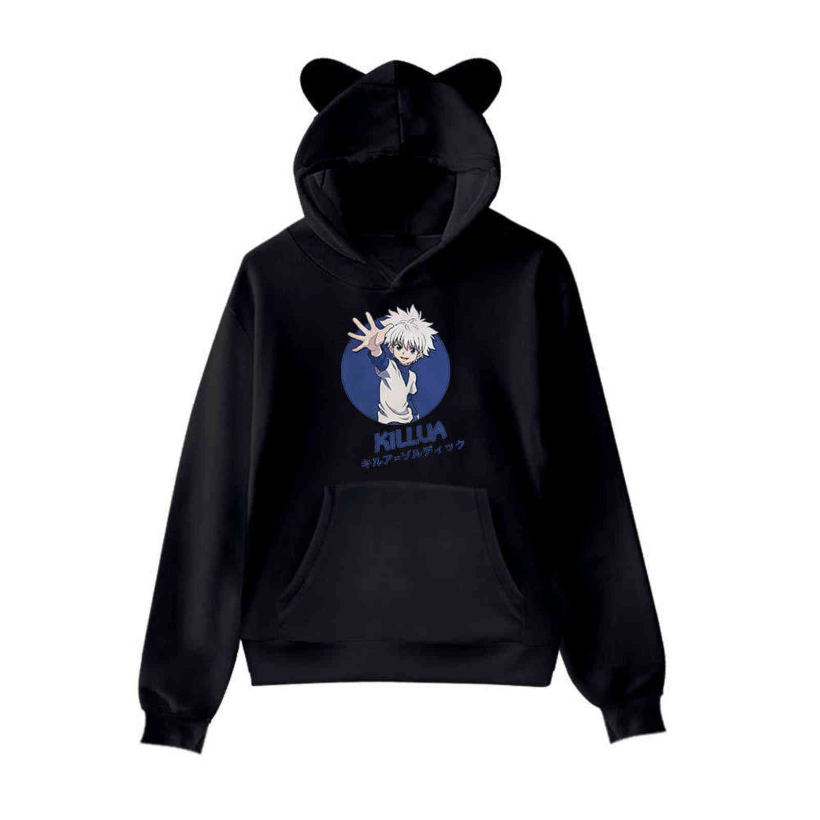 New Print Anime Hunter X Hunter Hoodie Sweatshirt Kids Kawaii Cat Ears Hoodies Boys Girls Cartoon Streetwear Tracksuits Clothing Y1109, Black
New Print Anime Hunter X Hunter Hoodie Sweatshirt Kids Kawaii Cat Ears Hoodies Boys Girls Cartoon Streetwear Tracksuits Clothing Y1109, Black