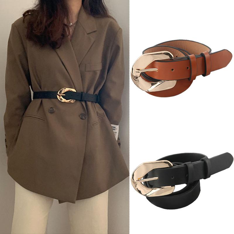 Belts Fashion Pu Leather Belt For Women All-match High Quality Alloy Pin Buckle Waist Strap Female Jeans Dress Decorative Waistband, Black;brown
Belts Fashion Pu Leather Belt For Women All-match High Quality Alloy Pin Buckle Waist Strap Female Jeans Dress Decorative Waistband, Black;brown