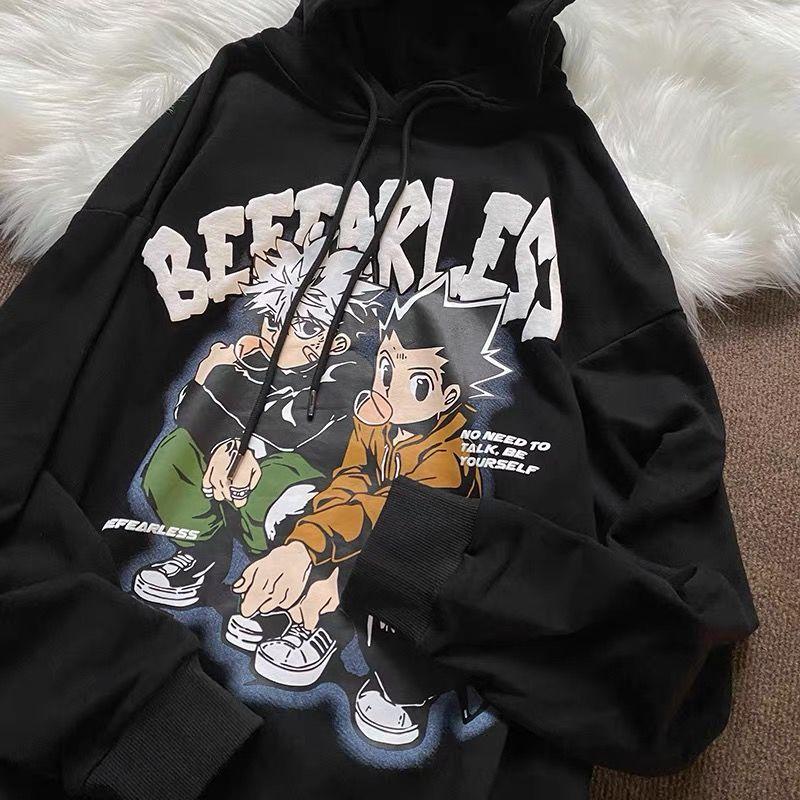 Women' Hoodies & Sweatshirts Hoodie Cartoon Of The Dark Hooded Sweatshirt Harajuku Japanese Fun Anime Print Casual Oversize Loose, Gray
Women' Hoodies & Sweatshirts Hoodie Cartoon Of The Dark Hooded Sweatshirt Harajuku Japanese Fun Anime Print Casual Oversize Loose, Gray