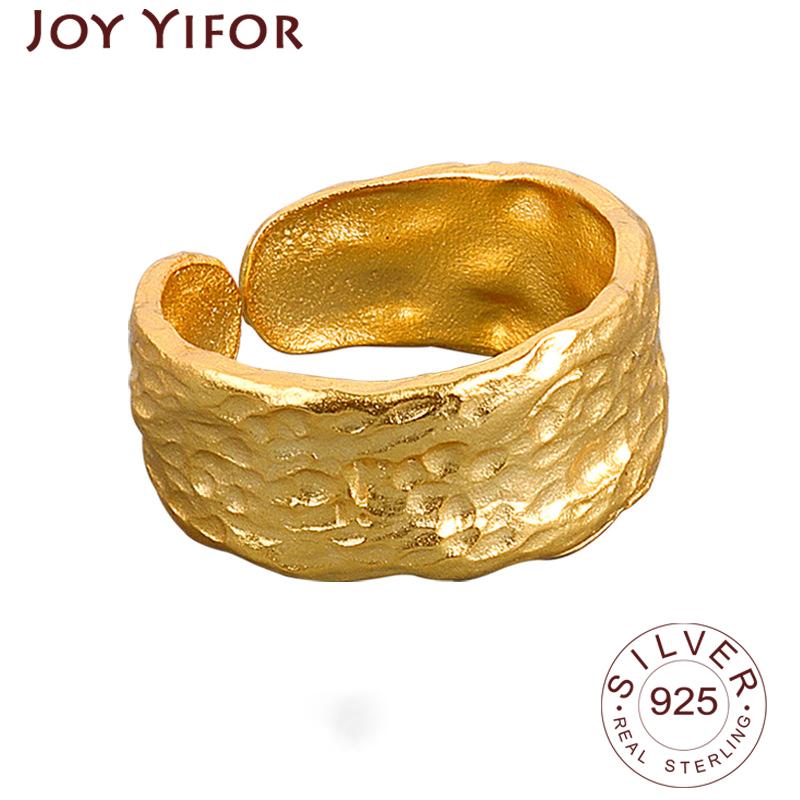 Cluster Rings 100% 925 Sterling Silver Ring For Women Chain Matte Wide Gold Color INS Minimalist Irregular Fine Jewelry Bijoux Birthday Gift, Golden;silver
Cluster Rings 100% 925 Sterling Silver Ring For Women Chain Matte Wide Gold Color INS Minimalist Irregular Fine Jewelry Bijoux Birthday Gift, Golden;silver