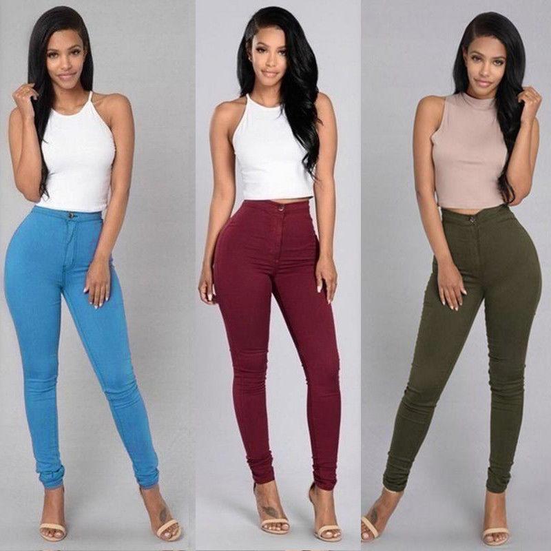 Women' Leggings Fashion Women High Waist Skinny Stretch Pencil Zipper Long Slim Trousers 5 ColorS Plus Size -3XL, Black
Women' Leggings Fashion Women High Waist Skinny Stretch Pencil Zipper Long Slim Trousers 5 ColorS Plus Size -3XL, Black