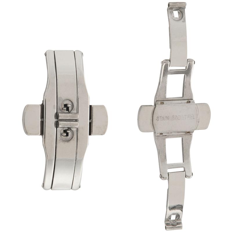 2Pcs Double Push Button Butterfly Clasp Buckle Silver - For 15Mm Watch Band Strap & 23Mm Repair Tools Kits
2Pcs Double Push Button Butterfly Clasp Buckle Silver - For 15Mm Watch Band Strap & 23Mm Repair Tools Kits