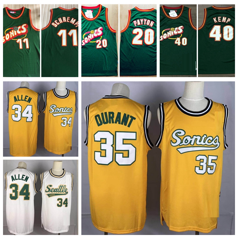 Retro Mens Glove Gary Payton Kevin 35 Durant Reign Man Shawn Kemp Detlef 11 Schrempf Ray Allen Seattle Super Sonics basketball Jersey, Black;red
Retro Mens Glove Gary Payton Kevin 35 Durant Reign Man Shawn Kemp Detlef 11 Schrempf Ray Allen Seattle Super Sonics basketball Jersey, Black;red