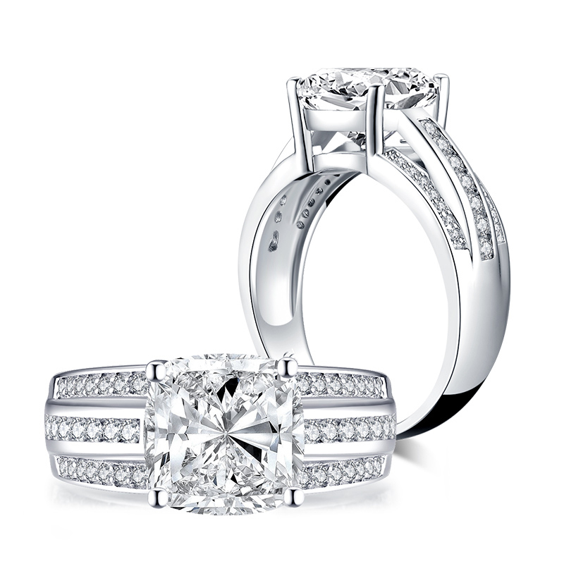925 Sterling 4 Ct Radiant Cut Synthetic Diamond Engagement Silver Rings Wedding Ring For Women Z1202, Golden;silver
925 Sterling 4 Ct Radiant Cut Synthetic Diamond Engagement Silver Rings Wedding Ring For Women Z1202, Golden;silver