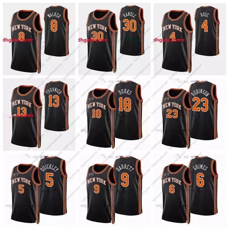 New York's Knicks's Obi 1 Toppin Julius 30 Randle Basketball Jerseys RJ 9 Barrett Kemba 8 Walker Robinson Derrick 4Rose 5 Quickley Quentin 6 Grime jersey 2021-22 75TH, As photo
New York's Knicks's Obi 1 Toppin Julius 30 Randle Basketball Jerseys RJ 9 Barrett Kemba 8 Walker Robinson Derrick 4Rose 5 Quickley Quentin 6 Grime jersey 2021-22 75TH, As photo