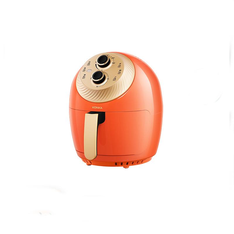 Air Fryers KONKA 3.5L Fryer Household Multifunctional Oil-Free And Smoke-Free Intelligent Three-Dimensional Circulation Electric
Air Fryers KONKA 3.5L Fryer Household Multifunctional Oil-Free And Smoke-Free Intelligent Three-Dimensional Circulation Electric