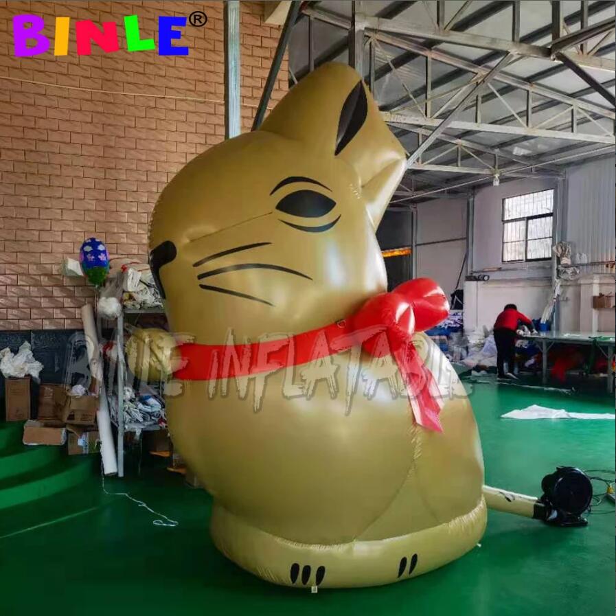 custom made decorative inflatable golden rabbit easter bunny for advertising