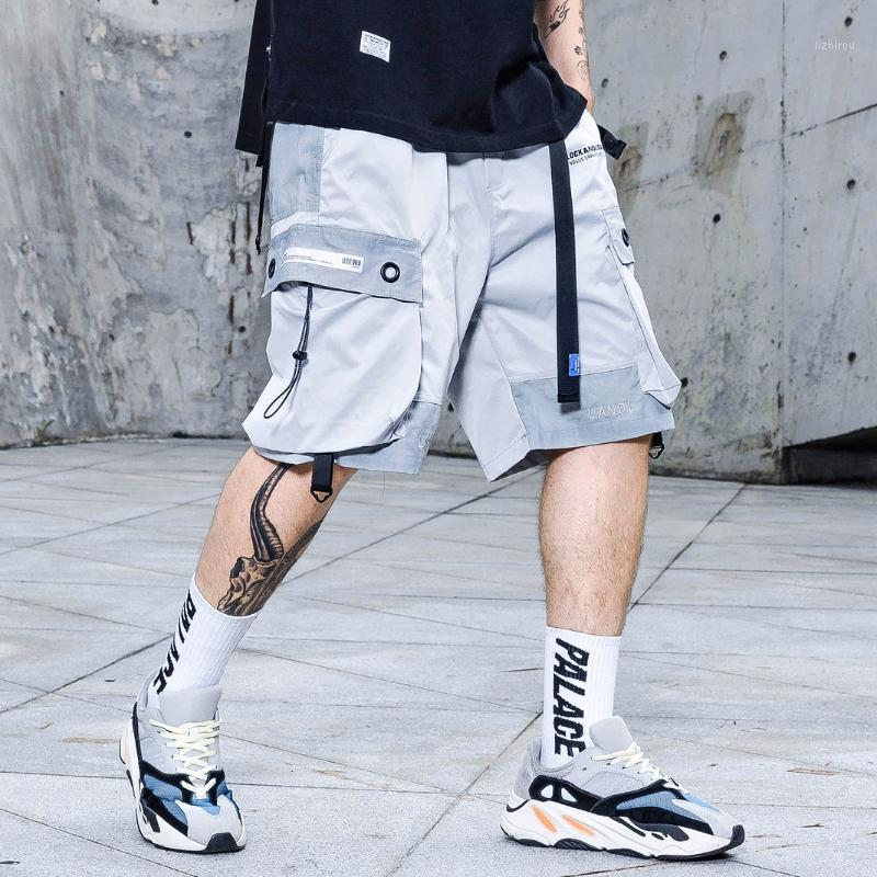 Men's Shorts 2021Streetwear Cargo Hip Hop Short Harajuku Men Pocket Cotton Jogger Sweatpant Casual Black Gray Reflective Article
Men's Shorts 2021Streetwear Cargo Hip Hop Short Harajuku Men Pocket Cotton Jogger Sweatpant Casual Black Gray Reflective Article