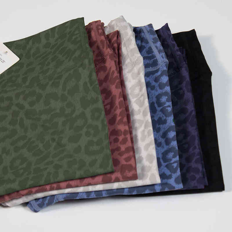 Leopard Leggings Women's Pants Gym Fitness Yoga Sport High Waist Tights Breathable Women Clothing Sweatpants Seamless Leggings H1221