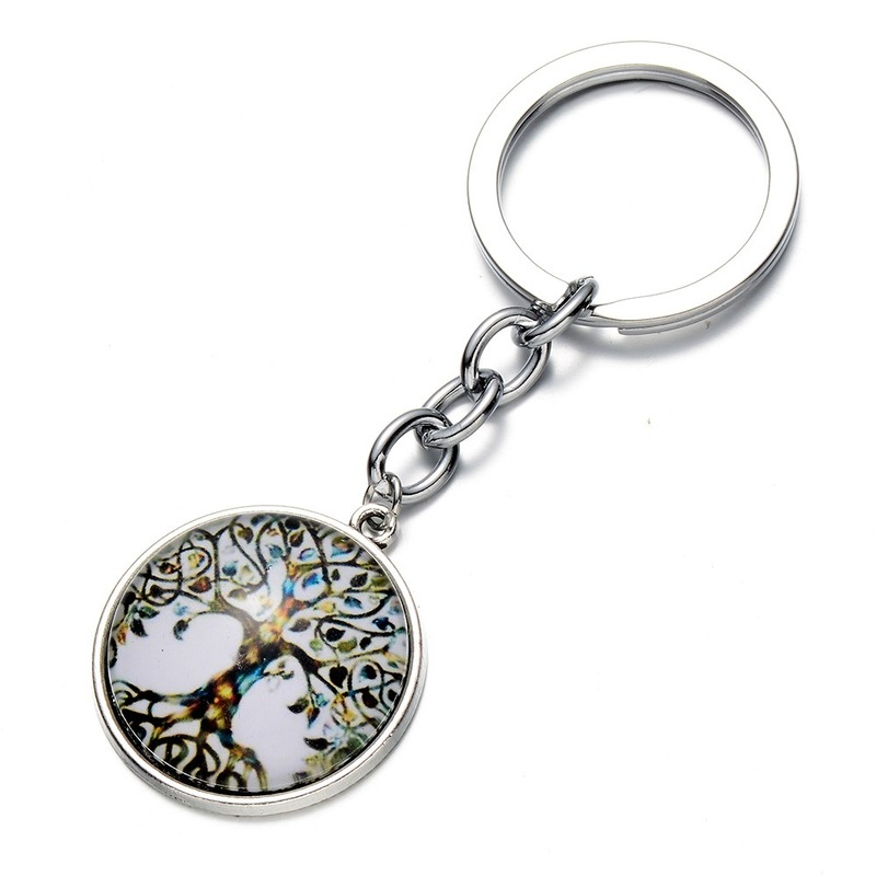 Tree of Life Glass Cabochon Key Ring Metal Plant Charm Keychain Holder Bag Hangs Fashion Jewelry Will and Sandy
Tree of Life Glass Cabochon Key Ring Metal Plant Charm Keychain Holder Bag Hangs Fashion Jewelry Will and Sandy