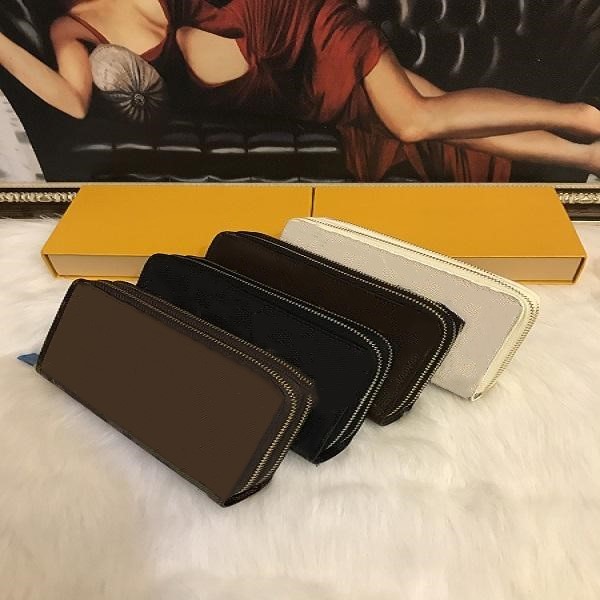 2022 Ladies Wallets Women Genuine Leather Bags Double zipper Wallet Men Fashion Handbag Luxury Purse Top Clutch Bag Have Box, Black grid
2022 Ladies Wallets Women Genuine Leather Bags Double zipper Wallet Men Fashion Handbag Luxury Purse Top Clutch Bag Have Box, Black grid