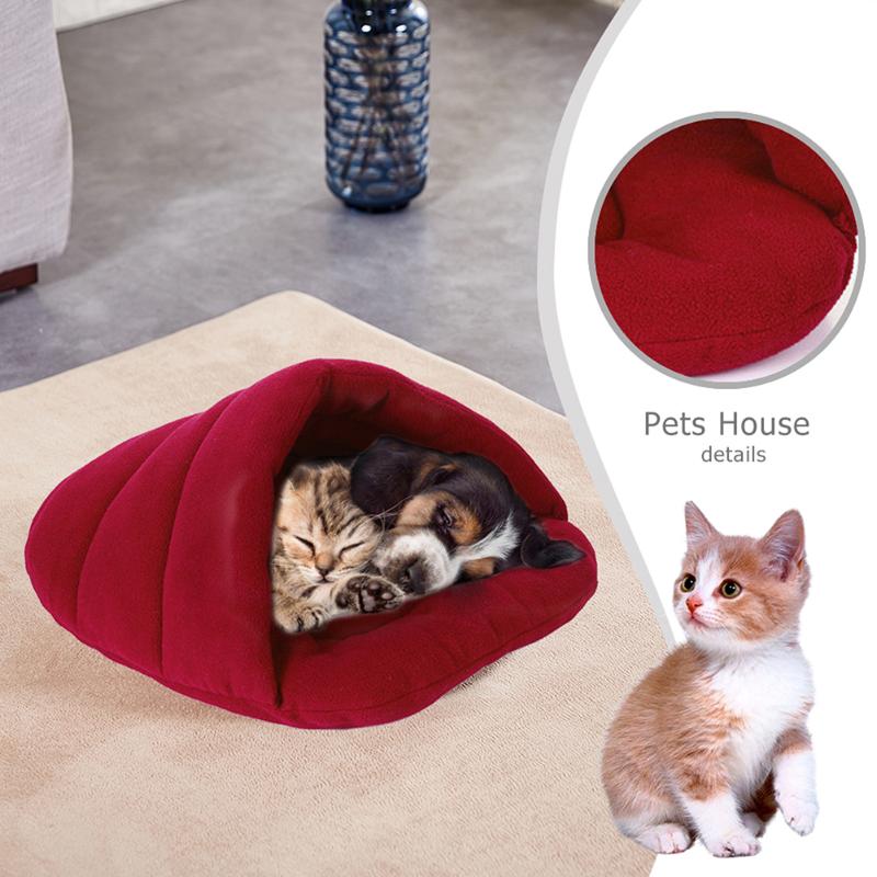 Winter Warm Sleeping Bag Puppy Cats Bed Kennel House Mat Nest For Dog Soft Lamb Velvet Blanket Cushion Cat Beds & Furniture
Winter Warm Sleeping Bag Puppy Cats Bed Kennel House Mat Nest For Dog Soft Lamb Velvet Blanket Cushion Cat Beds & Furniture