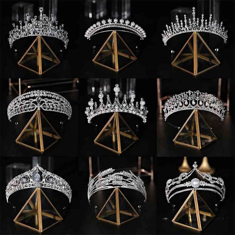 Silver KMVEXO Fashion Diverse Color Crystal Crowns Bride Tiara For Crown Headpiece Wedding Hair Jewelry Accessories 2021
Silver KMVEXO Fashion Diverse Color Crystal Crowns Bride Tiara For Crown Headpiece Wedding Hair Jewelry Accessories 2021