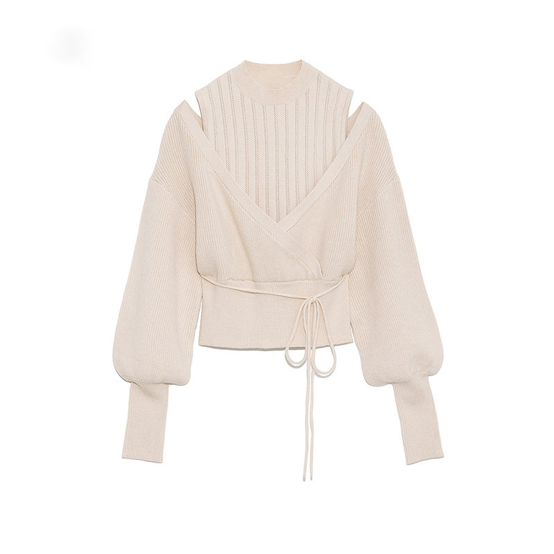 Kuzuwata Half-high Collar Dstring Knitted Sweaters Sweet Loose Shoulder Strapless Women Jart Autumn Winter New Pullovers, Mocha brown
Kuzuwata Half-high Collar Dstring Knitted Sweaters Sweet Loose Shoulder Strapless Women Jart Autumn Winter New Pullovers, Mocha brown