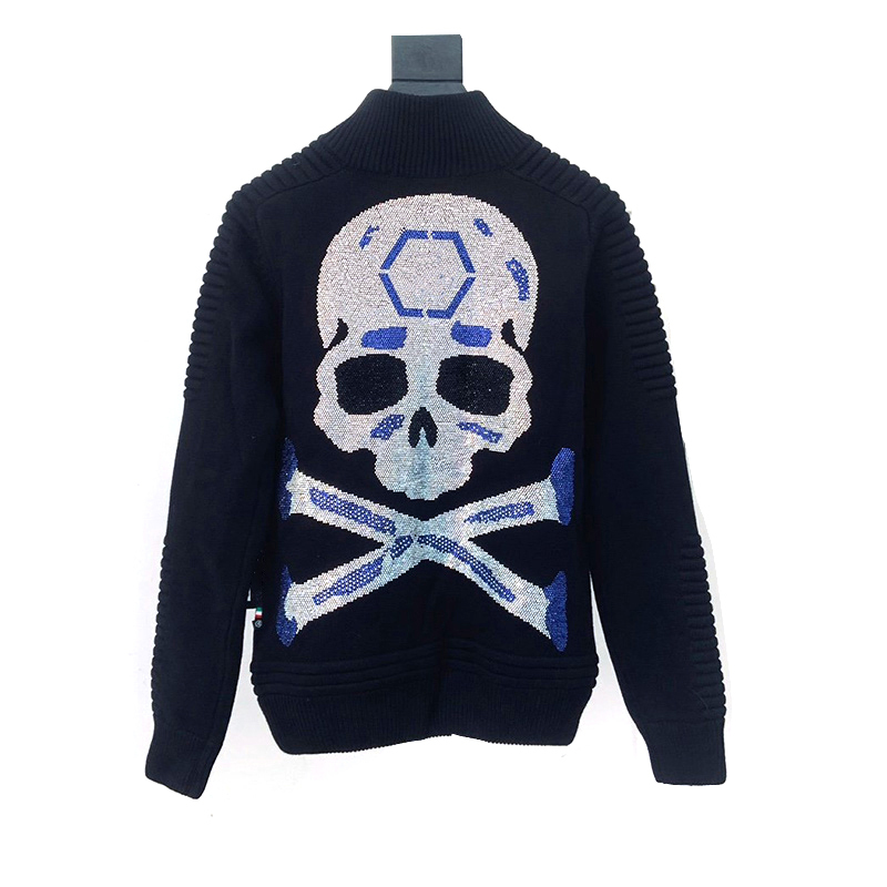 Men's T-Shirts Original pp-bags skull Middle Eastern top male diamond zipper jacket casual high sweater 2021 warm leisure, Black
Men's T-Shirts Original pp-bags skull Middle Eastern top male diamond zipper jacket casual high sweater 2021 warm leisure, Black