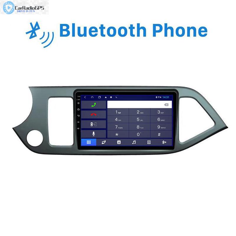 Android 10 Car dvd Radio Player for KIA PICANTO 2011-2015 Head Unit Wifi Steering Wheel Control DSP IPS Screen 9 Inch