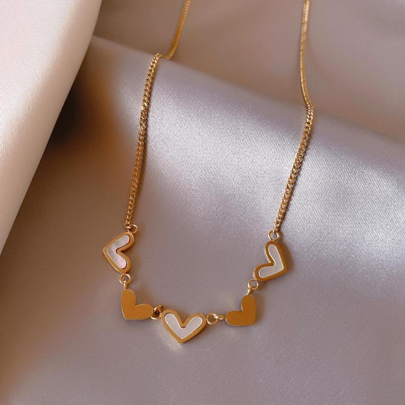 Pendant Necklaces Fashion Beautiful Heart Titanium Steel 2021 Temperament Jewelry Wholesale, Silver
Pendant Necklaces Fashion Beautiful Heart Titanium Steel 2021 Temperament Jewelry Wholesale, Silver
