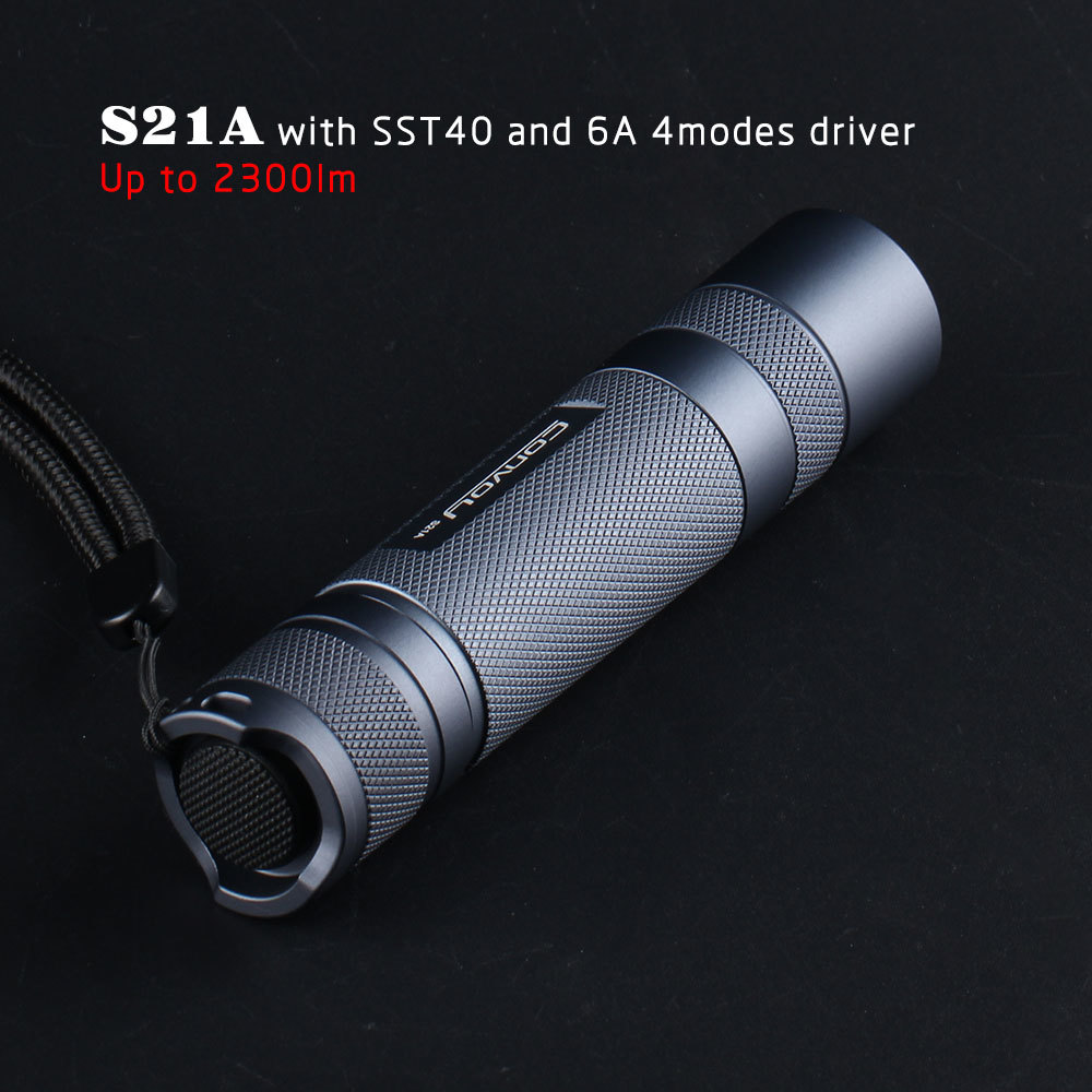 Gray convoy S21A with luminus sst40 ,copper DTP board and ar-coated inside, Temperature protection,21700 flashlight,torch light 210322
Gray convoy S21A with luminus sst40 ,copper DTP board and ar-coated inside, Temperature protection,21700 flashlight,torch light 210322