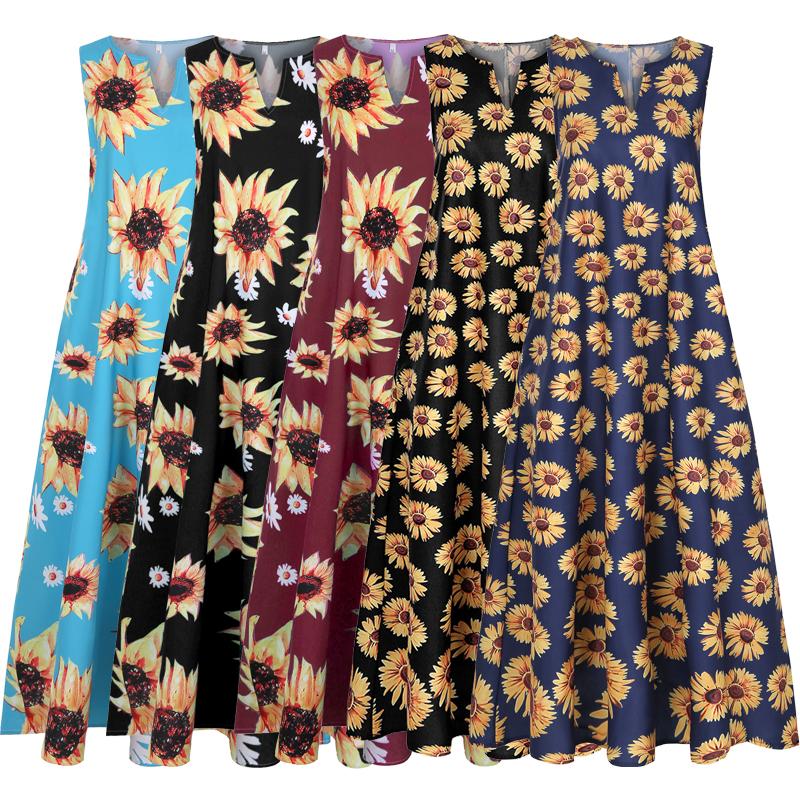 Casual Dresses Women Dress Sleeveless V Neck Flowers Print Cotton Summer Bohemian Pocket Vintage Maxi Female Fashion Vestidos 5XL, Black
Casual Dresses Women Dress Sleeveless V Neck Flowers Print Cotton Summer Bohemian Pocket Vintage Maxi Female Fashion Vestidos 5XL, Black