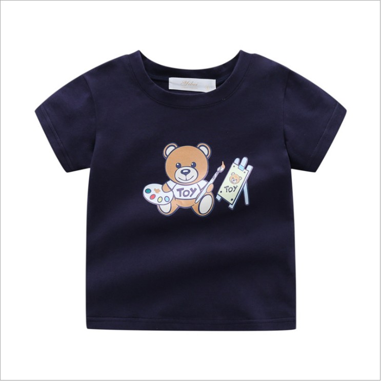 2021 Baby Boys Girls T-shirts Cartoon Bear Summer Kids Short Sleeve T-shirt Cotton Children Casual Tops Tees Child Boy Shirt, Blue
2021 Baby Boys Girls T-shirts Cartoon Bear Summer Kids Short Sleeve T-shirt Cotton Children Casual Tops Tees Child Boy Shirt, Blue