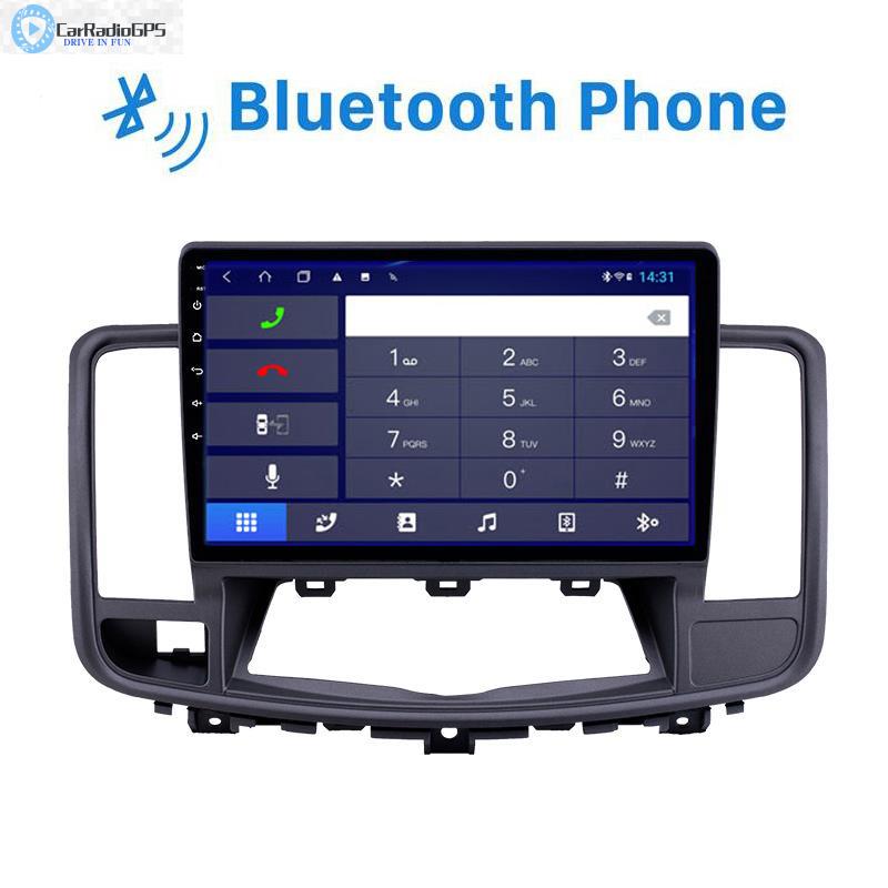 Car dvd multimedia player For Nissan TEANA 2009-2012 Stereo Head Unit 10 Inch GPS Sat Nav Radio BT USB AM SWC