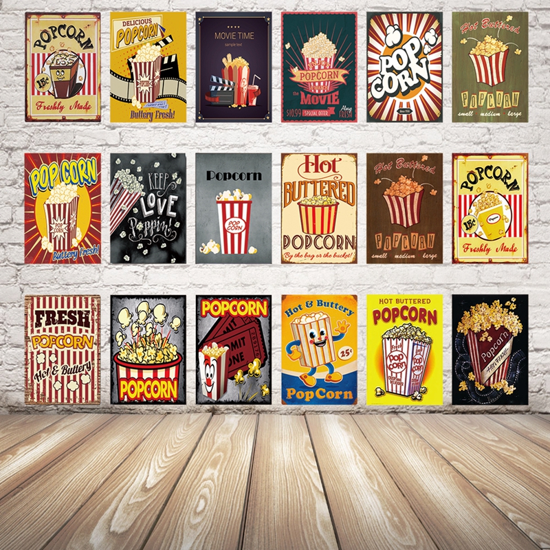 Hot Buttred Popcorn Movie Food Metal Sign Tin Poster Home Decor Bar Wall Art Painting 20*30 CM Size Dy37
Hot Buttred Popcorn Movie Food Metal Sign Tin Poster Home Decor Bar Wall Art Painting 20*30 CM Size Dy37