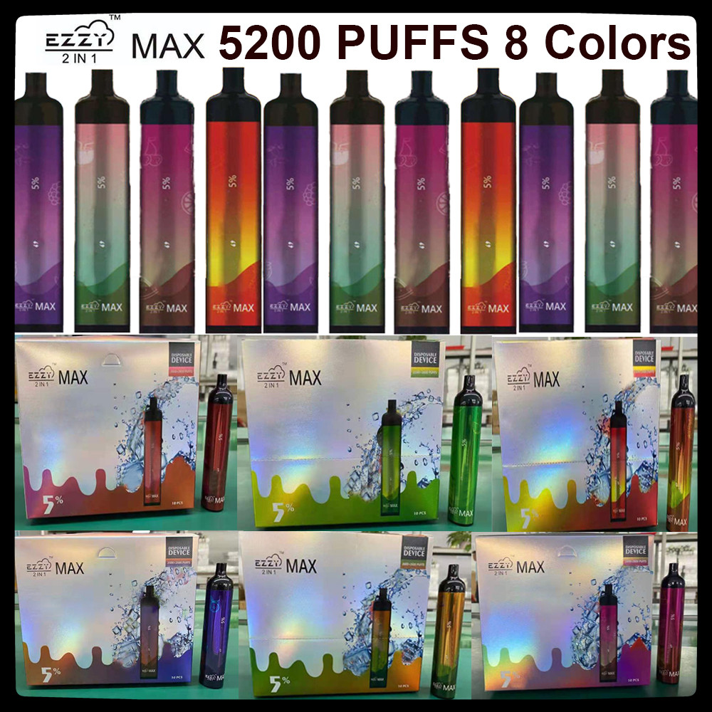 Ezzy Max Switch 2in1 Disposable Vape E Cigarette Device Dual Kit With Rechargeable 400mAh Battery 15ml Prefilled Pod 5200 Puffs Vapes Stick
Ezzy Max Switch 2in1 Disposable Vape E Cigarette Device Dual Kit With Rechargeable 400mAh Battery 15ml Prefilled Pod 5200 Puffs Vapes Stick