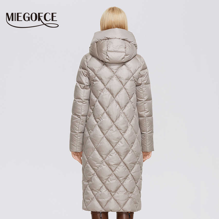 MIEGOFCE Winter Ladies Jacket Lengthened Style Women Padded Parka Thickened Warm Cotton Coat D21845 211011