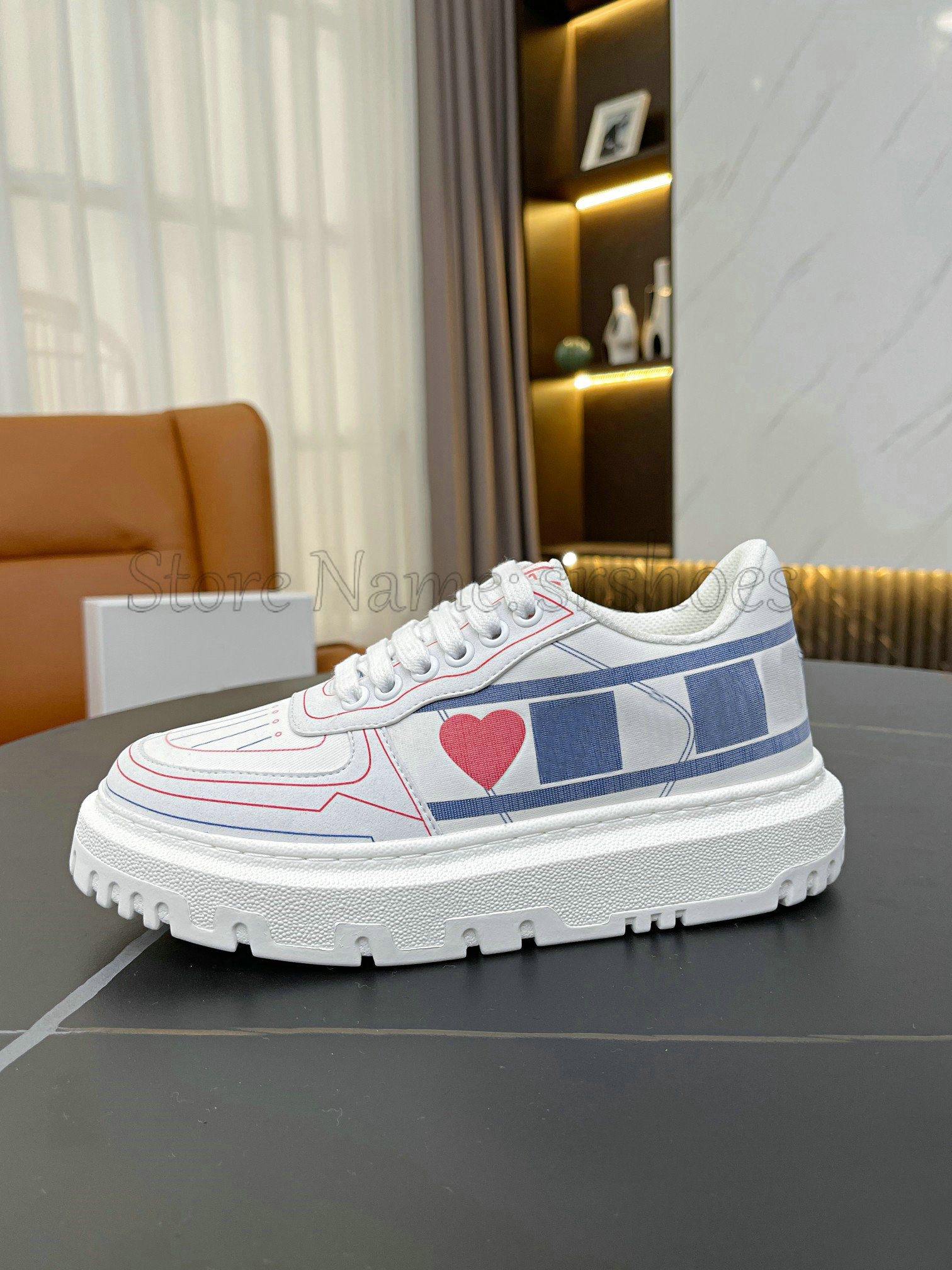ADDICT ID Heart Women White Calfskin Casual Shoes Reflective Technology Canvas Trainers Womens Fashion Pairs Designer Platform D-Chess Trainer Sneaker, Customize
ADDICT ID Heart Women White Calfskin Casual Shoes Reflective Technology Canvas Trainers Womens Fashion Pairs Designer Platform D-Chess Trainer Sneaker, Customize
