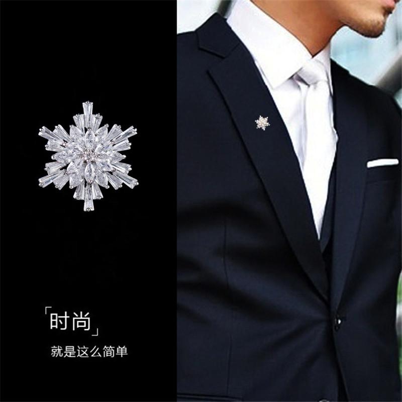 Pins, Brooches Wukaka Fashion Zircon Snowflake Brooch Safety Back Pins Men Suit Pin Women High Grade Man Jewelry
Pins, Brooches Wukaka Fashion Zircon Snowflake Brooch Safety Back Pins Men Suit Pin Women High Grade Man Jewelry