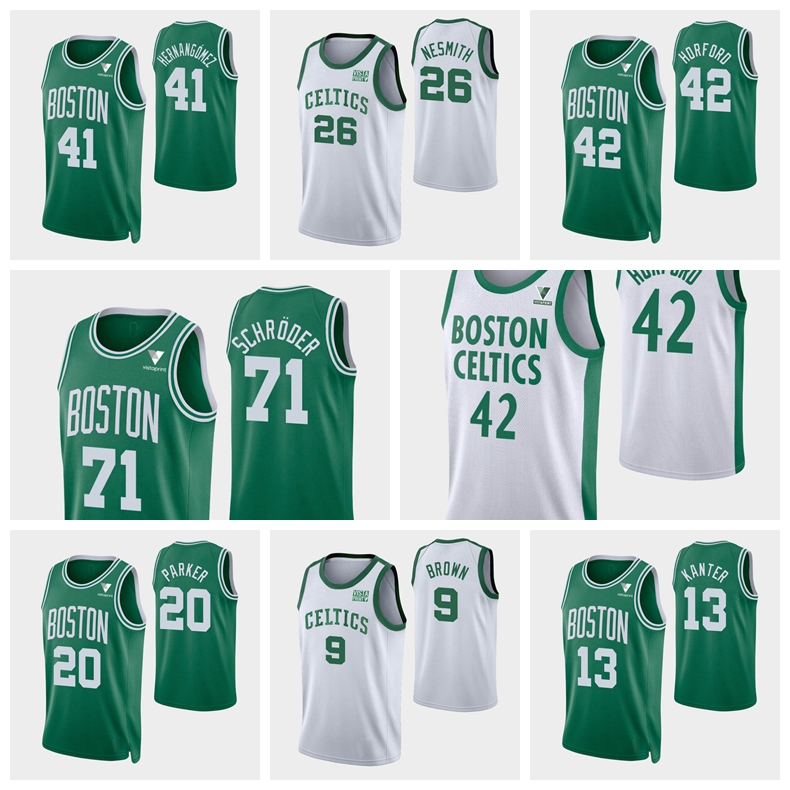 Boston MEN Celtics's 2021 Basketball Moses Brown Aaron Nesmith Jabari Parker Al Horford Josh Richardson Dennis Schroder 75th Anniversary White Jersey
Boston MEN Celtics's 2021 Basketball Moses Brown Aaron Nesmith Jabari Parker Al Horford Josh Richardson Dennis Schroder 75th Anniversary White Jersey