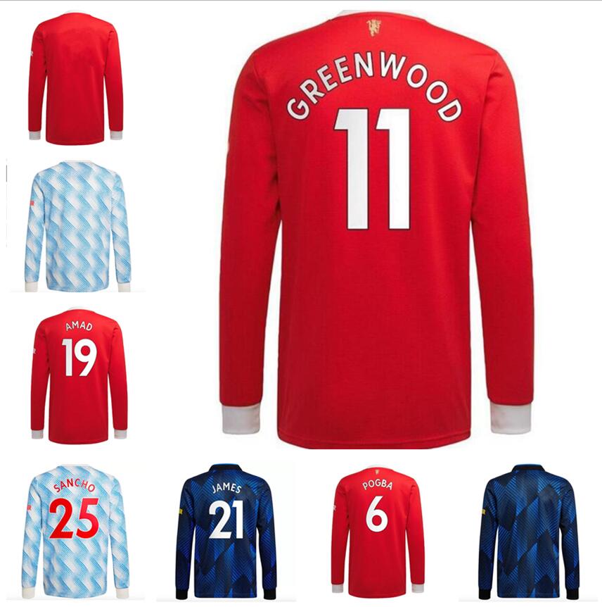 21 22 Long Sleeve Manchester #25 SANCHO Soccer Jerseys home away 2021 2022 #11 GREENWOOD #18 B.FERNANDES Men football Shirt #10 RASHFORD #6, Black;yellow
21 22 Long Sleeve Manchester #25 SANCHO Soccer Jerseys home away 2021 2022 #11 GREENWOOD #18 B.FERNANDES Men football Shirt #10 RASHFORD #6, Black;yellow