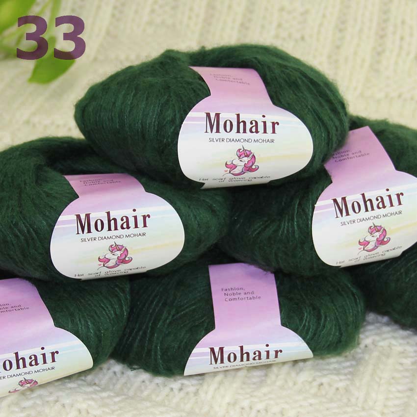 Sale 6BallsX25g Luxury Soft Mohair Crochet Yarn MasticTops Wrap Shawl Emerald 291-33-6, White
Sale 6BallsX25g Luxury Soft Mohair Crochet Yarn MasticTops Wrap Shawl Emerald 291-33-6, White