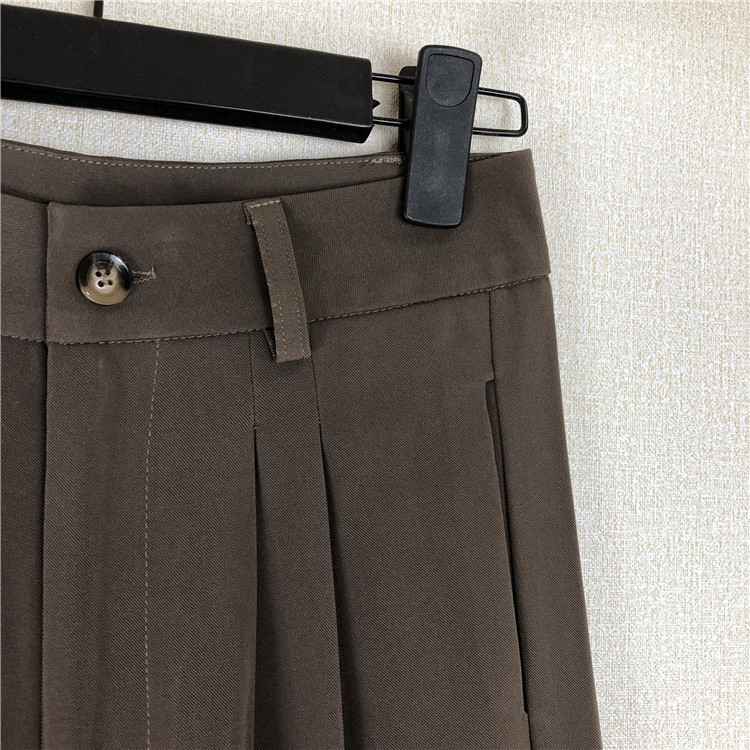 Solid Vintage Zipper Women Pants Korean Fashion Spring Female High Waist Casual Work Wear Trousers 8890 50 210506