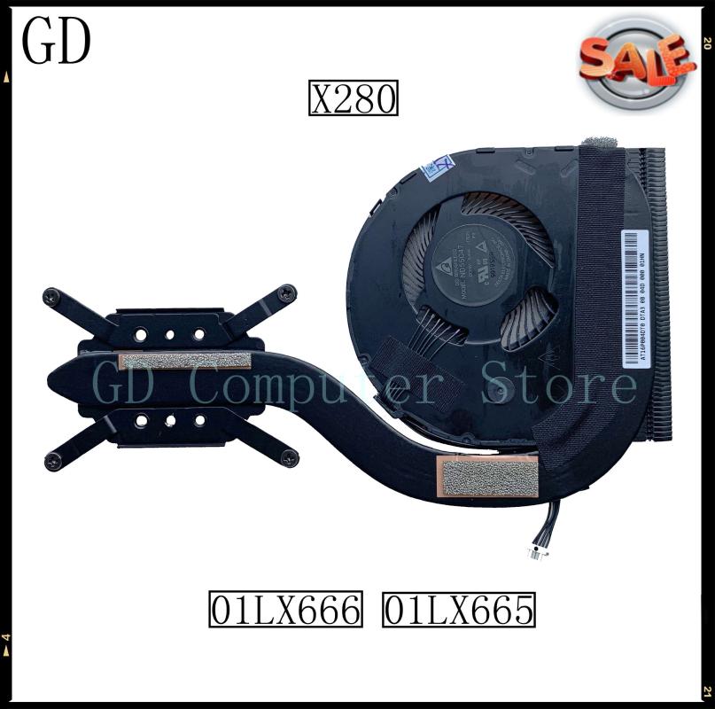 Fans & Coolings GD Original For Lenovo ThinkPad X280 Laptop Heatsink With Fan 01LX666 01LX665 Full Tested Fast
Fans & Coolings GD Original For Lenovo ThinkPad X280 Laptop Heatsink With Fan 01LX666 01LX665 Full Tested Fast