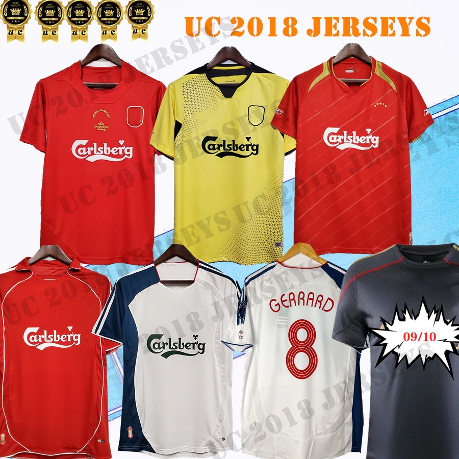2004 2005 07 08 home red Retro Soccer Jersey #8 Gerrard Steven 06 Fowler Alonso Hamann Champion Football Shirts 04 05 Vintage Calcio MAGLIA Maillot, 05/06 home+patch
2004 2005 07 08 home red Retro Soccer Jersey #8 Gerrard Steven 06 Fowler Alonso Hamann Champion Football Shirts 04 05 Vintage Calcio MAGLIA Maillot, 05/06 home+patch