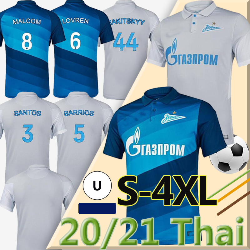 4XL 20/21 FC Zenit St. Petersburg soccer jersey home away blue gray MALCOM Lovren 2021 SANTOS BARRIOS Football Shirt maillots de foot, Zenite 20/21 away
4XL 20/21 FC Zenit St. Petersburg soccer jersey home away blue gray MALCOM Lovren 2021 SANTOS BARRIOS Football Shirt maillots de foot, Zenite 20/21 away