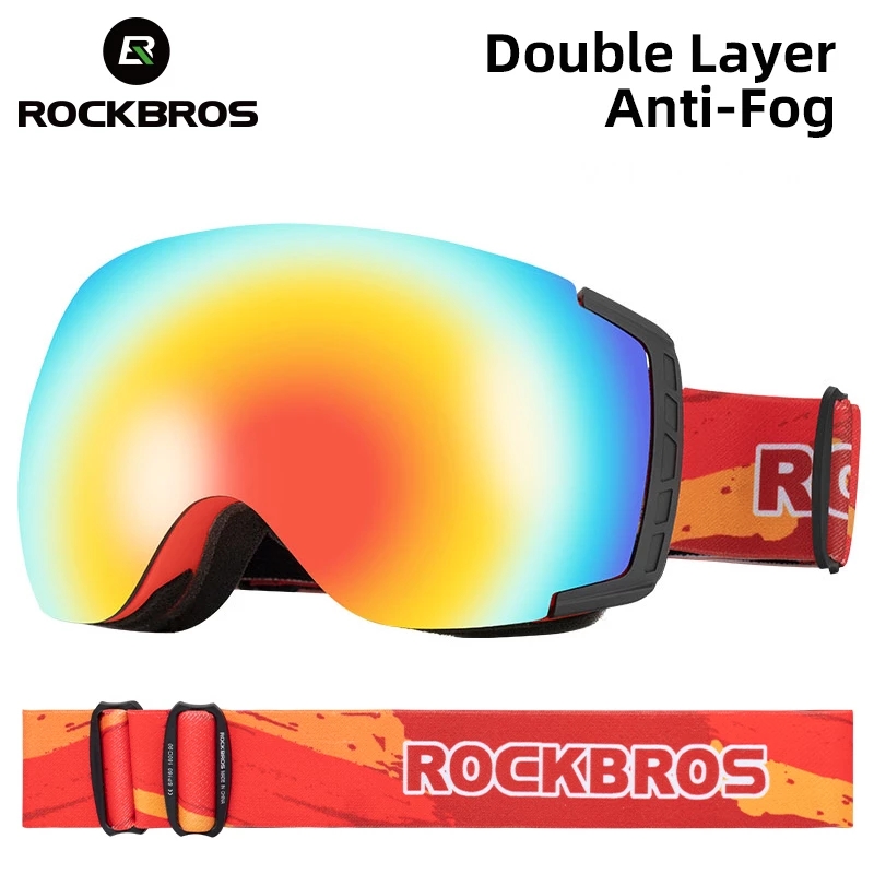ROCKBROS Outdoor Eyewear Ski Goggles Snowboard Glasses Smart Color Change Anti-fog HD Used With Ski Helmet Full Frame Double Lens Sport Equipment
ROCKBROS Outdoor Eyewear Ski Goggles Snowboard Glasses Smart Color Change Anti-fog HD Used With Ski Helmet Full Frame Double Lens Sport Equipment