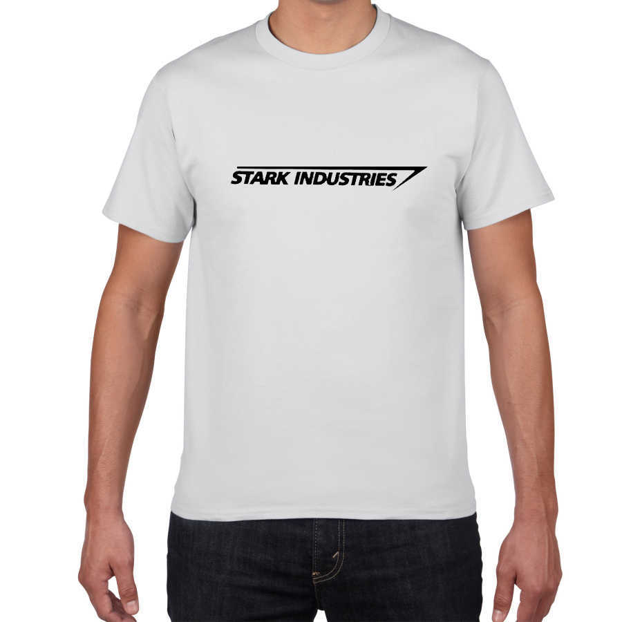 - STARK INDUSTRIES T-SHIRT Fashion Cool Casual T Shirts 100% Cotton high quality Tee Shirt For Men T-Shirt O-Neck 210629
