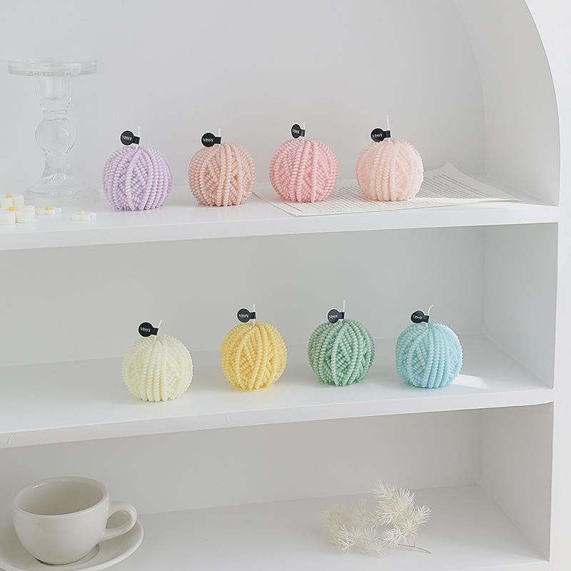 Candles Creative Handmade Big Wool Ball Candle Gift Box INS Po Props Essential Oil Scented Home Decoration
Candles Creative Handmade Big Wool Ball Candle Gift Box INS Po Props Essential Oil Scented Home Decoration